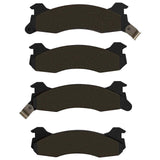 Dynamic Friction 1982-1990 Ford Mustang Rear 5000 Advanced Semi Metallic Brake Pads by Dynamic Friction Company 1551-0204-00