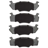 Dynamic Friction 1980-1984 Volkswagen Rabbit/SCIROCCO Front 5000 Advanced Semi Metallic Brake Pads by Dynamic Friction Company 1551-0206-00