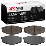 Dynamic Friction 1981-1995 Toyota Pickup Front 5000 Advanced Ceramic Brake Pads by Dynamic Friction Company 1551-0207-00