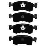 Dynamic Friction 1983-1991 Chrysler Executive Sedan Front 5000 Advanced Semi Metallic Brake Pads by Dynamic Friction Company 1551-0220-00