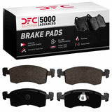 Dynamic Friction 1983-1991 Chrysler Executive Sedan Front 5000 Advanced Semi Metallic Brake Pads by Dynamic Friction Company 1551-0220-00
