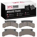 Dynamic Friction 1979-2012 Beaver Motorcoach Monterey Rear/Front 5000 Advanced Semi Metallic Brake Pads by Dynamic Friction Company 1551-0224-00
