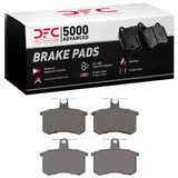 Dynamic Friction 1980-2001 Alfa Romeo 164 Rear 5000 Advanced Low Metallic Brake Pads by Dynamic Friction Company 1551-0228-00