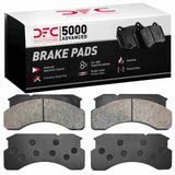 Dynamic Friction 1983-1999 Ford FT800 Conventional (w/Front Disc Brakes) Front 5000 Advanced Semi Metallic Brake Pads by Dynamic Friction Company 1551-0236-00