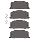 Dynamic Friction 1992-1999 Toyota Tercel Front 5000 Advanced Ceramic Brake Pads by Dynamic Friction Company 1551-0242-00