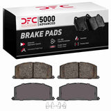 Dynamic Friction 1992-1999 Toyota Tercel Front 5000 Advanced Ceramic Brake Pads by Dynamic Friction Company 1551-0242-00