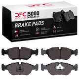 Dynamic Friction 1982-1993 BMW 524TD Front 5000 Advanced Low Metallic Brake Pads by Dynamic Friction Company 1551-0253-00