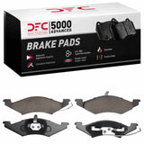 Dynamic Friction 1983-1994 Ford EXP Front 5000 Advanced Semi Metallic Brake Pads by Dynamic Friction Company 1551-0257-00