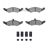 Dynamic Friction 1983-1994 Ford EXP Front 5000 Advanced Semi Metallic Brake Pads and Hardware Kit by Dynamic Friction Company 1551-0257-01