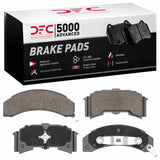 Dynamic Friction 1984-1987 Pontiac Fiero Front 5000 Advanced Semi Metallic Brake Pads by Dynamic Friction Company 1551-0261-00