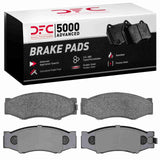 Dynamic Friction 1987-1988 Nissan 200SX Front 5000 Advanced Ceramic Brake Pads by Dynamic Friction Company 1551-0266-00