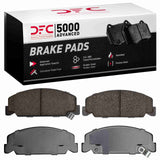 Dynamic Friction 1984-1985 Honda Accord Hatchback Front 5000 Advanced Ceramic Brake Pads by Dynamic Friction Company 1551-0273-00