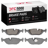 Dynamic Friction 1981-1991 BMW 318i Rear 5000 Advanced Low Metallic Brake Pads by Dynamic Friction Company 1551-0279-00