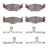 Dynamic Friction 1984-1992 Volkswagen Jetta Sedan/Golf Front 5000 Advanced Semi Metallic Brake Pads and Hardware Kit by Dynamic Friction Company 1551-0280-01