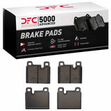 Dynamic Friction 1984-1989 Porsche 911 Front 5000 Advanced Low Metallic Brake Pads by Dynamic Friction Company 1551-0287-00