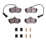 Dynamic Friction 1983-1991 Audi 5000 Front 5000 Advanced Semi Metallic Brake Pads and Hardware Kit by Dynamic Friction Company 1551-0290-02