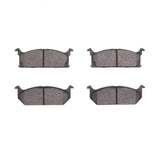 Dynamic Friction 1985-1994 Chevrolet Sprint Front 5000 Advanced Semi Metallic Brake Pads by Dynamic Friction Company 1551-0296-00