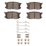 Dynamic Friction 1985-1989 Chevrolet SPECTRUM Front 5000 Advanced Semi Metallic Brake Pads and Hardware Kit by Dynamic Friction Company 1551-0297-01