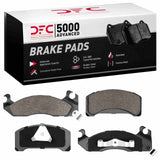 Dynamic Friction 1982-1993 Ford Mustang Front 5000 Advanced Semi Metallic Brake Pads by Dynamic Friction Company 1551-0310-00