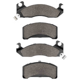 Dynamic Friction 1982-1993 Ford Mustang Front 5000 Advanced Semi Metallic Brake Pads by Dynamic Friction Company 1551-0310-00