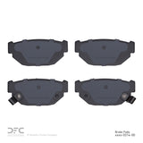 Dynamic Friction 1985-1991 Subaru GL Rear 5000 Advanced Semi Metallic Brake Pads by Dynamic Friction Company 1551-0314-00