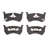 Dynamic Friction 1983-1987 Mazda 626 Front 5000 Advanced Semi Metallic Brake Pads by Dynamic Friction Company 1551-0317-00