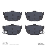 Dynamic Friction 1984-2010 Hyundai Elantra Rear 5000 Advanced Ceramic Brake Pads by Dynamic Friction Company 1551-0323-00