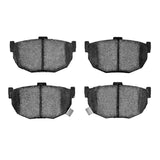 Dynamic Friction 1984-2010 Hyundai Elantra Rear 5000 Advanced Ceramic Brake Pads by Dynamic Friction Company 1551-0323-00
