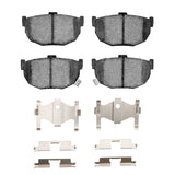 Dynamic Friction 1984-1984 Nissan Maxima Rear 5000 Advanced Ceramic Brake Pads and Hardware Kit by Dynamic Friction Company 1551-0323-02
