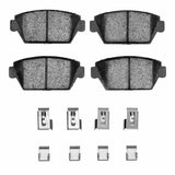 Dynamic Friction 1985-1994 Dodge Colt Rear 5000 Advanced Ceramic Brake Pads and Hardware Kit