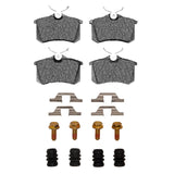 Dynamic Friction 1999-2008 Audi A6 (USA/Canada) Rear 5000 Advanced Ceramic Brake Pads and Hardware Kit by Dynamic Friction Company 1551-0340-03