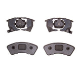 Dynamic Friction 1987-1989 Mazda 323 Front 5000 Advanced Semi Metallic Brake Pads by Dynamic Friction Company 1551-0348-00