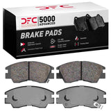 Dynamic Friction 1986-8 Dodge Ram 50 Front 5000 Advanced Ceramic Brake Pads by Dynamic Friction Company 1551-0349-00