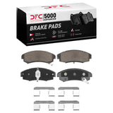 Dynamic Friction 1986-1992 Buick Riviera Front 5000 Advanced Semi Metallic Brake Pads and Hardware Kit by Dynamic Friction Company 1551-0353-01