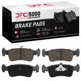 Dynamic Friction 1986-1994 Suzuki Samurai Front 5000 Advanced Semi Metallic Brake Pads by Dynamic Friction Company 1551-0359-00