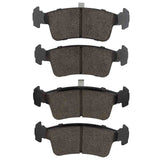 Dynamic Friction 1986-1994 Suzuki Samurai Front 5000 Advanced Semi Metallic Brake Pads by Dynamic Friction Company 1551-0359-00