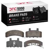 Dynamic Friction 1988-1991 Chevrolet C1500 Front 5000 Advanced Semi Metallic Brake Pads by Dynamic Friction Company 1551-0368-00