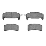 Dynamic Friction 1988-1994 Buick Regal Rear 5000 Advanced Semi Metallic Brake Pads by Dynamic Friction Company 1551-0377-00