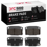 Dynamic Friction 1988-1993 Pontiac Fiero Rear/Front 5000 Advanced Semi Metallic Brake Pads by Dynamic Friction Company 1551-0378-00