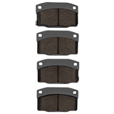 Dynamic Friction 1988-1993 Pontiac Fiero Rear/Front 5000 Advanced Semi Metallic Brake Pads by Dynamic Friction Company 1551-0378-00
