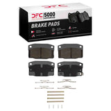 Dynamic Friction 1988-1989 Pontiac LeMans Front 5000 Advanced Semi Metallic Brake Pads and Hardware Kit by Dynamic Friction Company 1551-0378-02