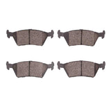 Dynamic Friction 1985-1991 Chrysler TC Maserati Rear 5000 Advanced Semi Metallic Brake Pads by Dynamic Friction Company 1551-0381-00