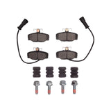 Dynamic Friction 1988-1989 Merkur Scorpio Rear 5000 Advanced Semi Metallic Brake Pads and Hardware Kit by Dynamic Friction Company 1551-0382-01