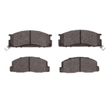 Dynamic Friction 1986-1989 Toyota Van Front 5000 Advanced Semi Metallic Brake Pads by Dynamic Friction Company 1551-0388-00