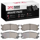 Dynamic Friction 1988-1991 Mazda 929 Rear 5000 Advanced Ceramic Brake Pads by Dynamic Friction Company 1551-0390-00