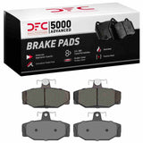 Dynamic Friction 1988-2000 Volvo S90/780/850/V70/760 Series/960/740/745/S70/V90 Rear 5000 Advanced Low Metallic Brake Pads by Dynamic Friction Company 1551-0391-00