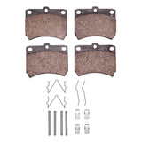 Dynamic Friction 1988-1993 Ford Festiva Front 5000 Advanced Semi Metallic Brake Pads and Hardware Kit by Dynamic Friction Company 1551-0402-01