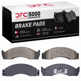 Dynamic Friction 1988-2007 Ford F-1959 Commercial Stripped Chassis Front/Rear 5000 Advanced Semi Metallic Brake Pads by Dynamic Friction Company 1551-0411-00