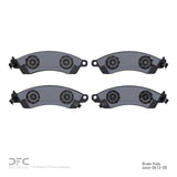 Dynamic Friction 1985-2004 Chevrolet Corvette Front 5000 Advanced Semi Metallic Brake Pads by Dynamic Friction Company 1551-0412-00