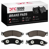 Dynamic Friction 1985-2004 Chevrolet Corvette Front 5000 Advanced Semi Metallic Brake Pads by Dynamic Friction Company 1551-0412-00